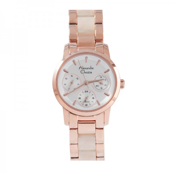 Alexandre Christie AC 2A19 Rosegold White BFBRGSL